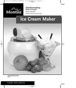 Montiss Eismaschine KIM5405M Produktfoto