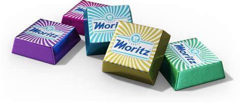 Moritz Eiskonfekt Verpackung und Präsentation im Handel