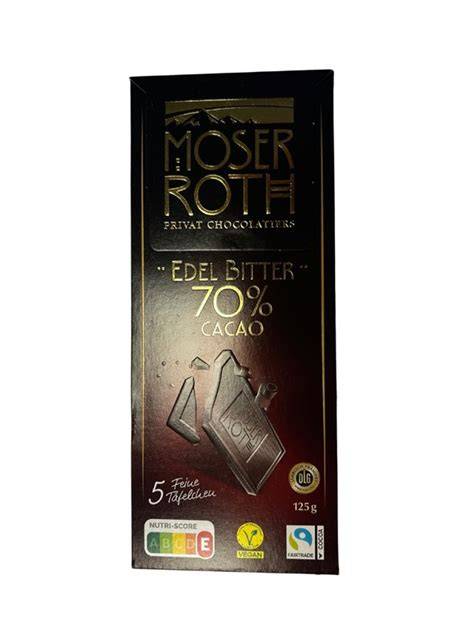 Moser Roth Edel Bitter Geschmackstest