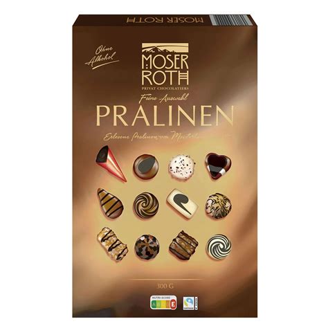 Moser-Roth Pralinen und Tafeln