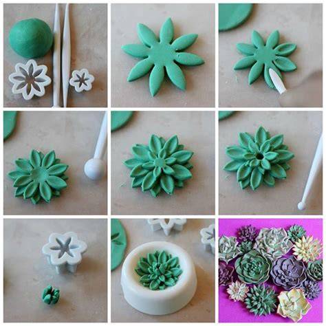 Motive aus Fondant: Blumen und Figuren
