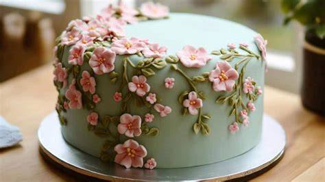 Motivtorte: Perfekter Fondant auf Ganache - das Ergebnis