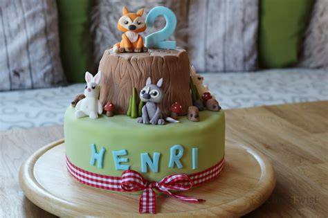 Motivtorte für Jungen zum 2. Geburtstag