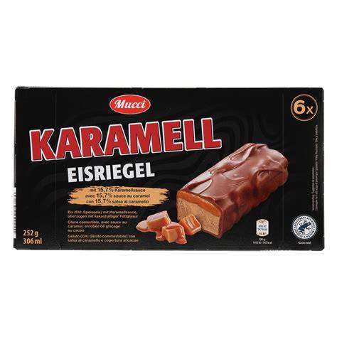 Mucci Karamell Eisriegel Produktbild