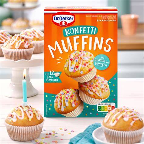 Muffinbuffet mit Konfetti-Muffins