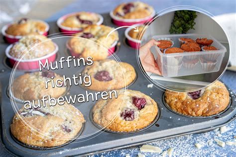 Muffins in einer Dose - frisch aufbewahren