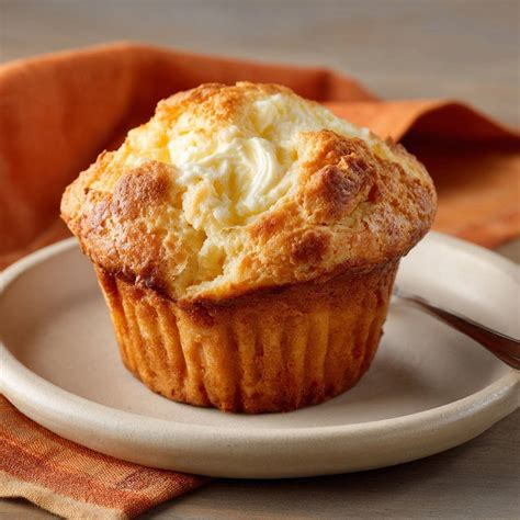 Muffins mit Karamell-Topping auf einem Teller serviert