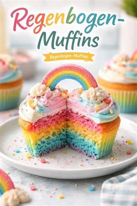 Muffins mit verschiedenen kreativen Glasuren und Toppings