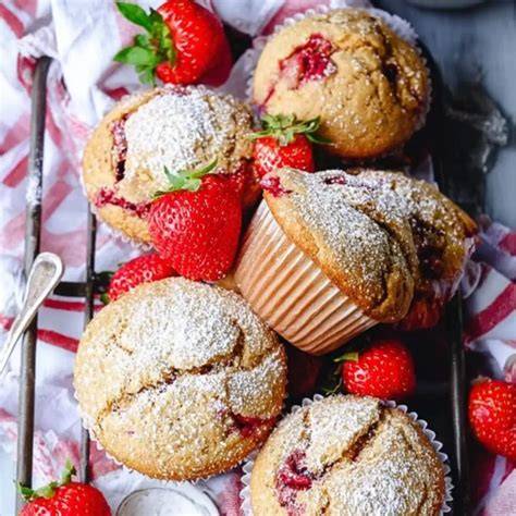 Muffins und Zutaten - Inspirationen für verschiedene Variationen