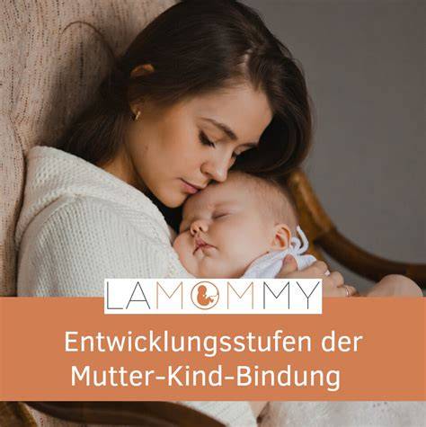Mutter und Kind, Bindung und Kakao - emotionale Illustration
