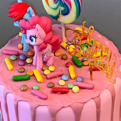 My Little Pony Torte mit Rainbow Dash und Regenbogen