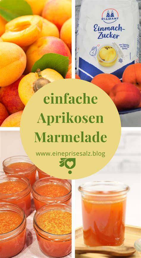Nährstoffprofil von Aprikosen und Marmelade