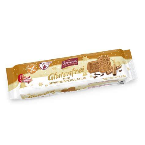 Nährstofftabelle für Spekulatius: Vergleich Zucker, Fett, Gluten, Laktose