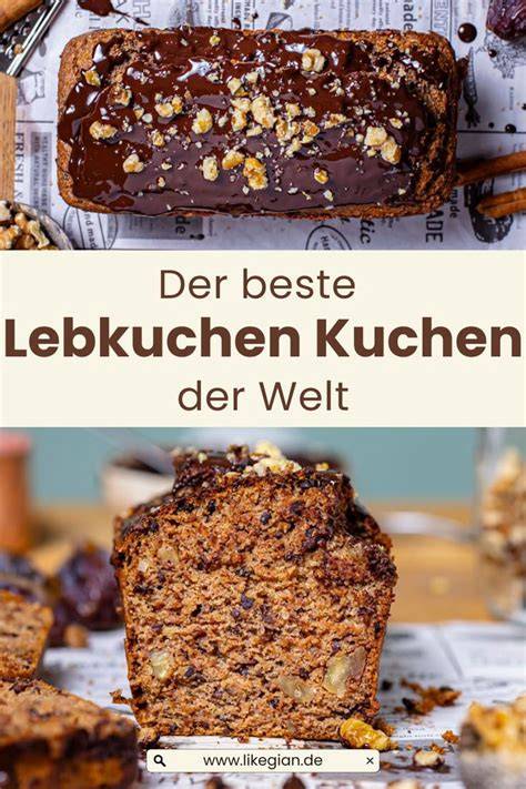 Nährwertübersicht von Lebkuchen Kuchen