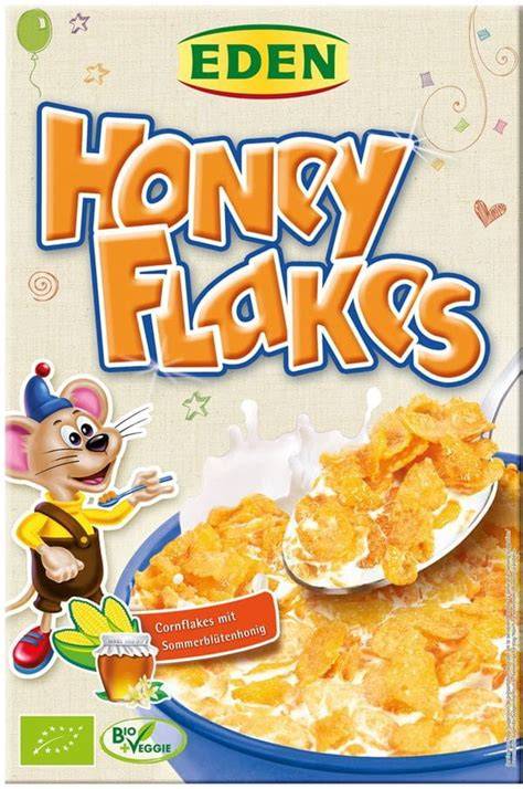 Nährwert- und Zutatenübersicht Cornflakes mit Honig
