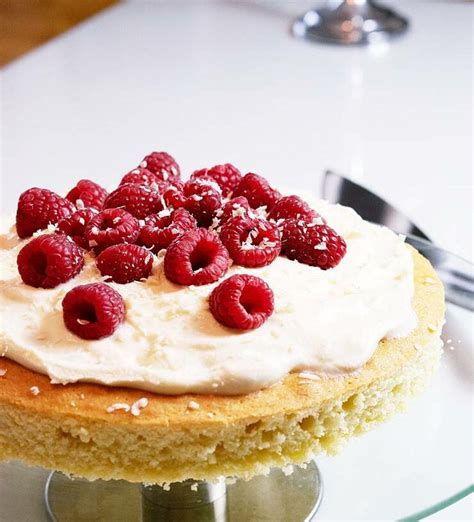Nährwert-Karte Himbeerkuchen mit weißer Schokolade