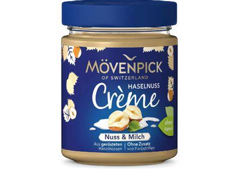 Nährwert-Tabelle Mövenpick Haselnusscreme