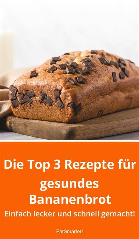 Nährwert-Tabelle für gesundes Bananenbrot