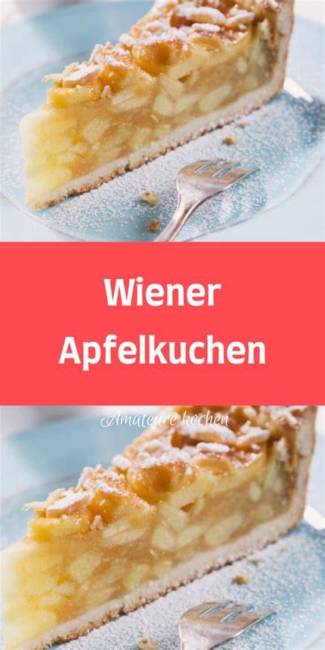 Nährwertangaben Wiener Apfelkuchen - Infografik