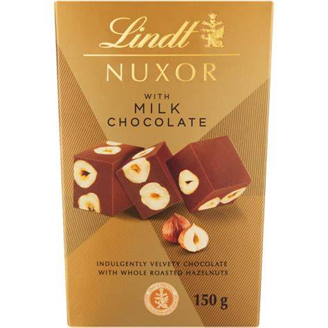 Nährwerte-Infografik Lindt Nuxor