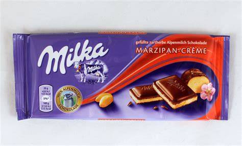 Nährwerte-Tabelle Milka Marzipan Creme
