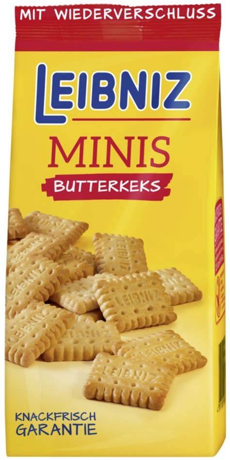 Nährwerttabelle Leibniz Mini Kekse (Bsp. 100g)