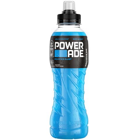 Nährwerttabelle Powerade Mountain Blast