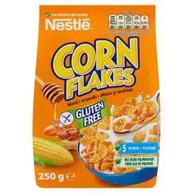 Nährwerttabelle und Vitamine der Cornflakes mit Honig und Nüssen