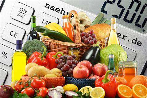 Nährwerttabelle visuell hervorgehoben neben Pralinen