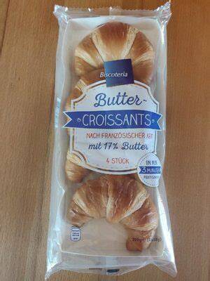 Nährwertverteilung im Biscoteria Croissant