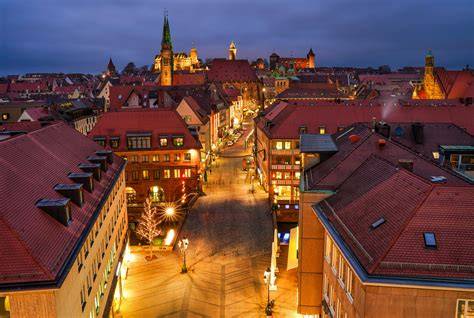 Nürnberger Altstadt mit Lebkuchen-Produktion