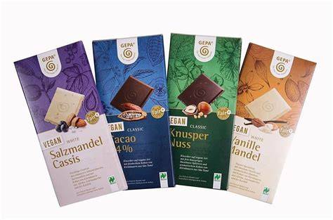 Nachhaltige Produktion und fair gehandelte vegane Schokolade