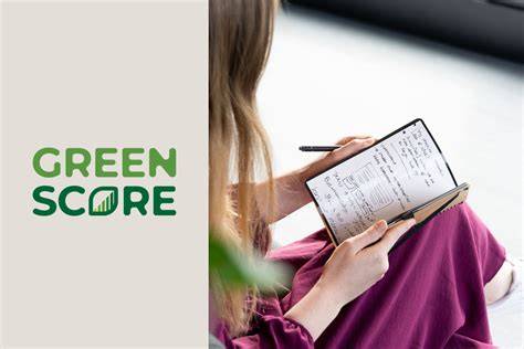 Nachhaltigkeitsbewertung Food Green-Score Schema