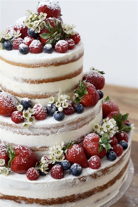 Naked Cake als Trendtorte für Geburtstag und Hochzeit