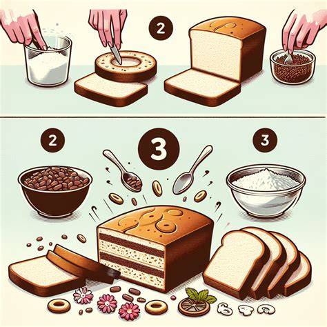 Napfkuchen-Aufbau: Zutaten, Rührschritte, Backzeiten als Schema