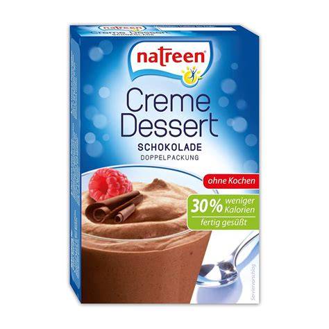 Natreen Creme Dessert Verpackung im Kaufland-Regal