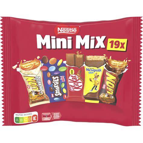 Nestlé Mini Mix 19er - Verpackungsdesign und Angebot