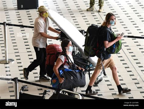 Neuseeländische Einfuhrkontrollen am Flughafen