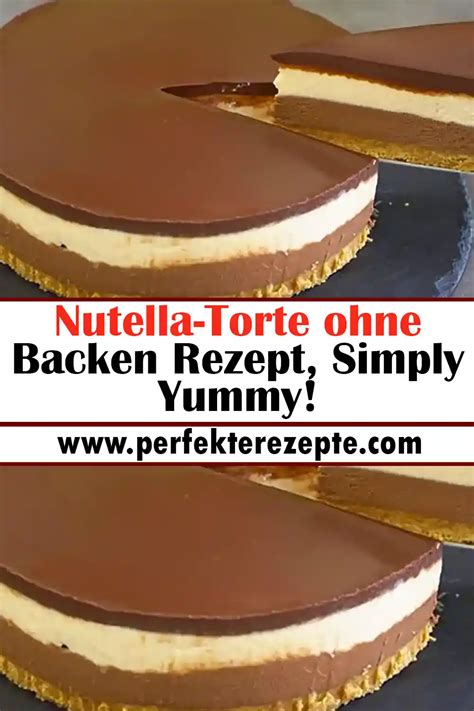 New-York-Cheesecake-Variante mit Nutella und Schokoladenguss