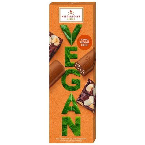Niederegger vegane Nougatprodukte und Verpackungen