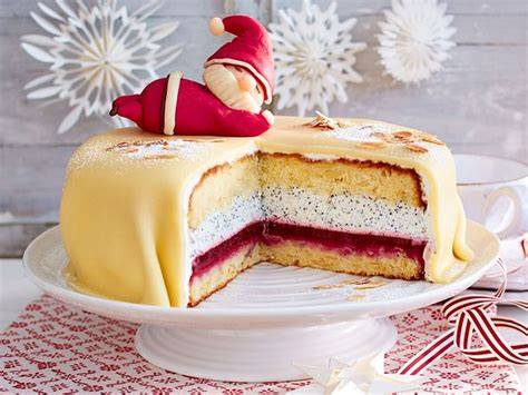 Nikolaus Torte mit Zucker-Deko