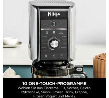 Ninja Creami Bedienfeld und Programme im Überblick
