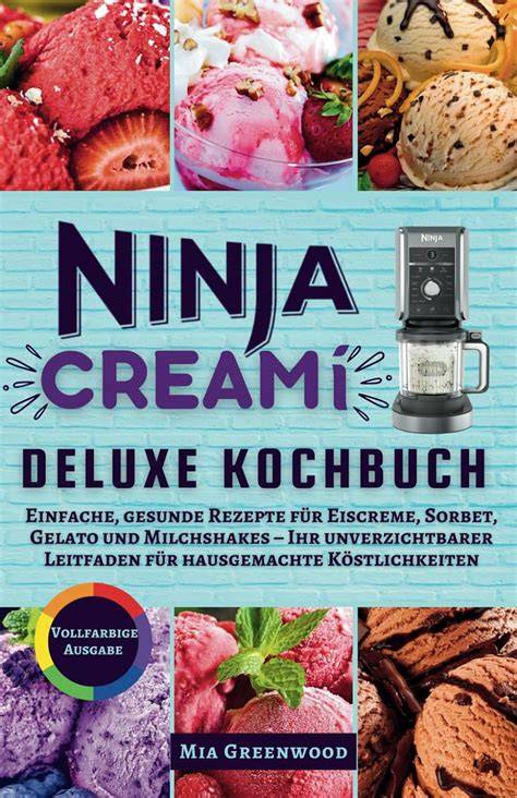 Ninja Creami Kochbuch aufgeschlagen