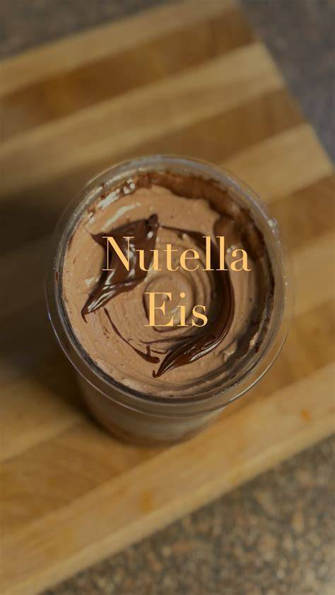 Ninja Creami mit Nutella-Eis im Behälter