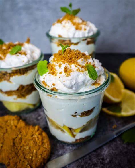 No‑Bake Lemon Cheesecake im Glas