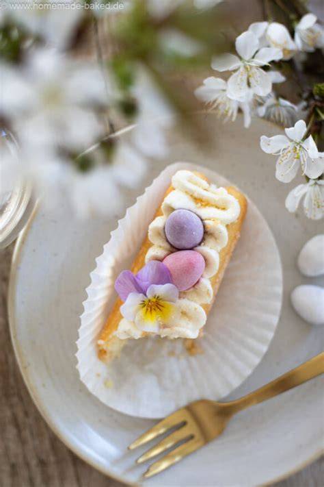 No Bake Ostertörtchen mit Löffelbiskuit und Mascarpone-Creme