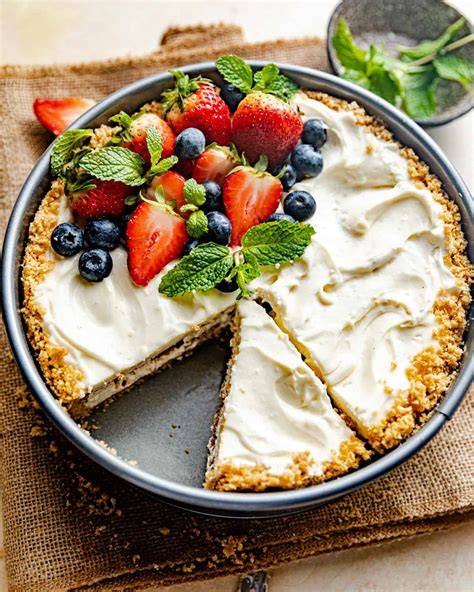 No-Bake Haferboden in Springform