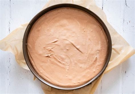 No-Bake Schoko Cheesecake auf Keksboden