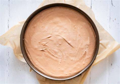No-Bake Schoko-Süßkartoffel Kuchen in Springform
