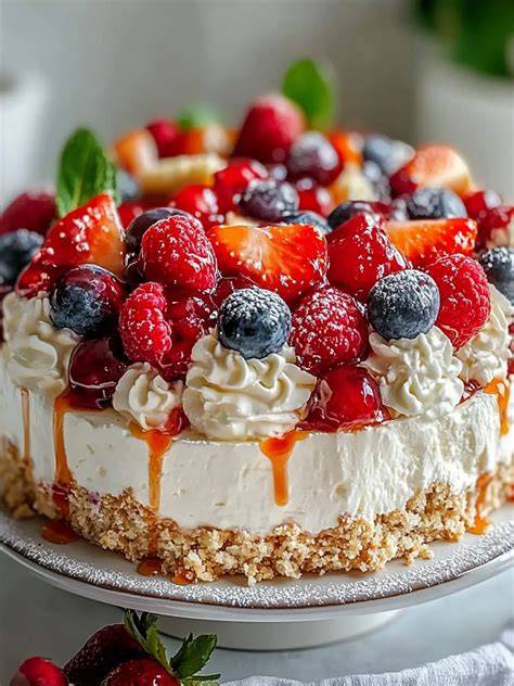 No-Bake Variante: Joghurtcreme auf Löffelbiskuitboden